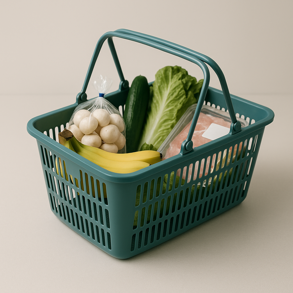 スーパーのカゴ