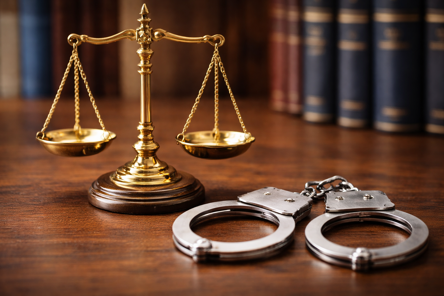 天秤と手錠